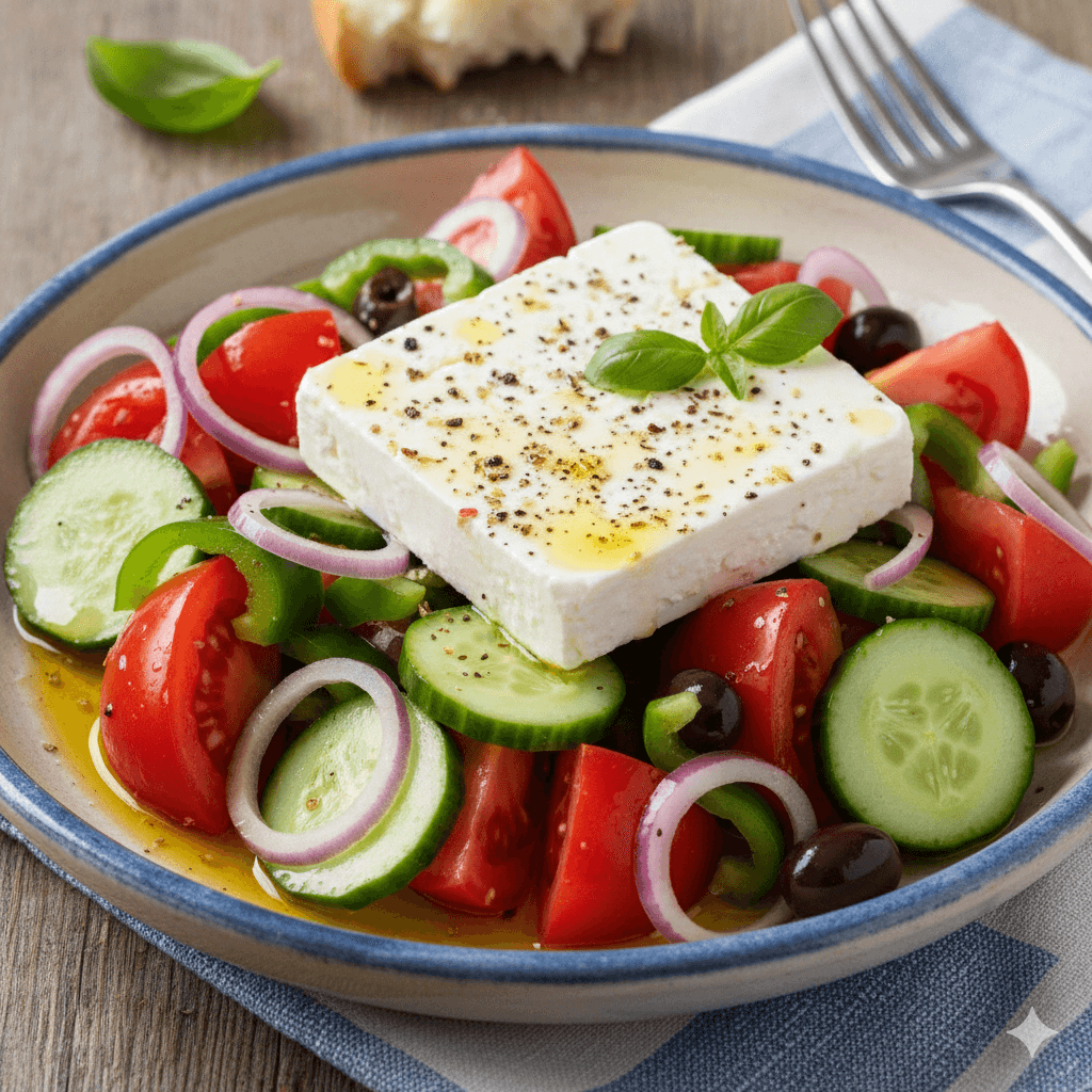 Greek Village Salad (Horiatiki)