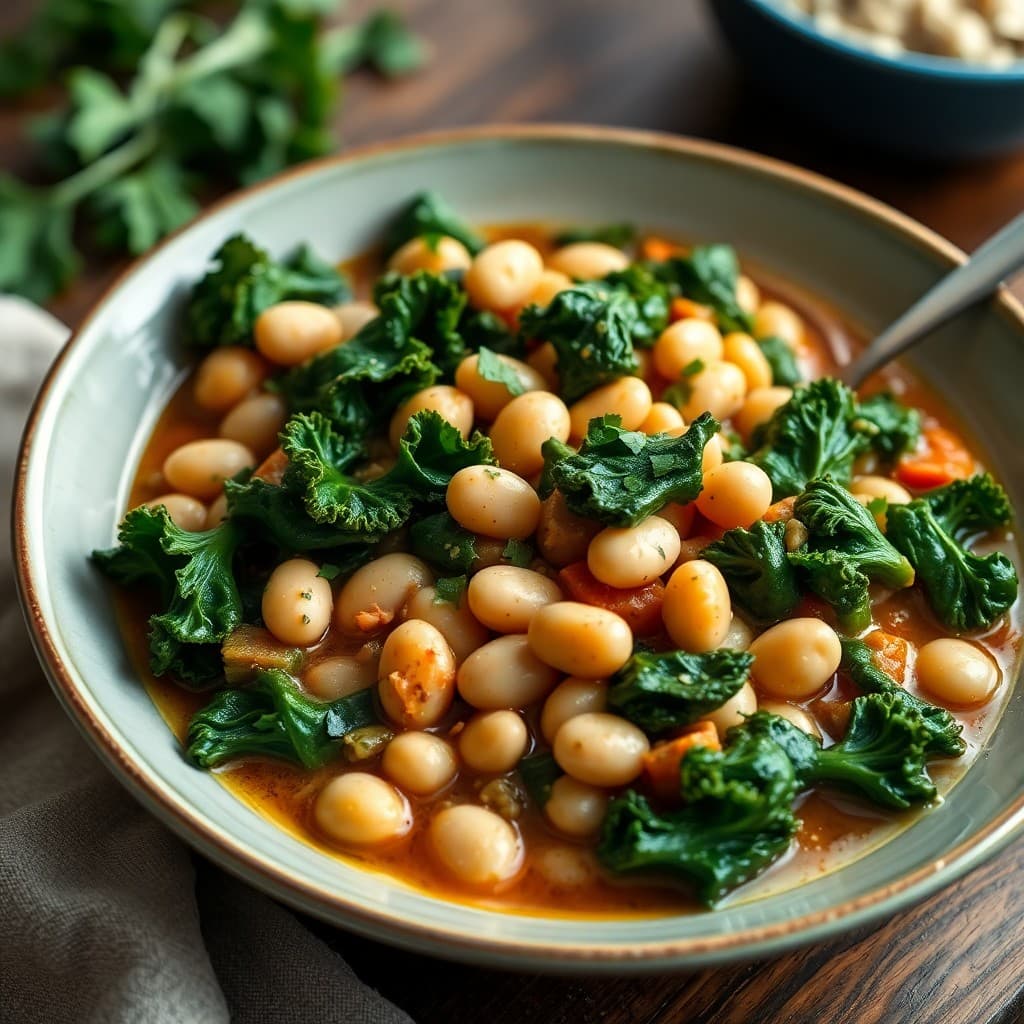 Tuscan White Bean and Kale Stew